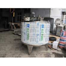 Factory Price Sanitary Jacketed Stainless Steel Mixing Heating Tank With Agitator